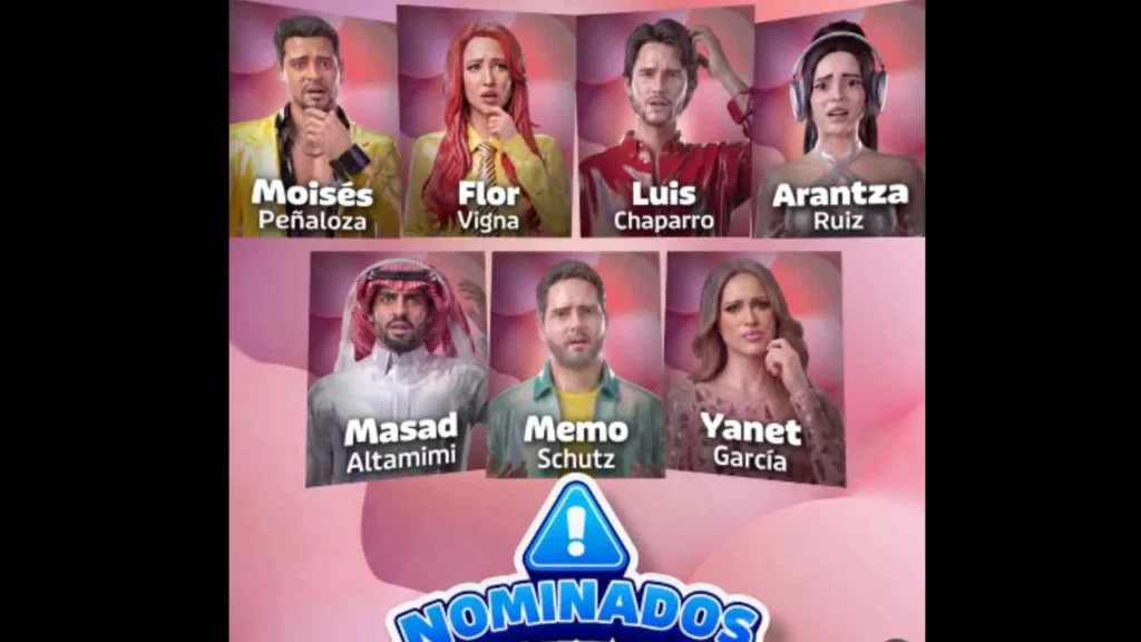 Los nominados de la tercera semana de La Casa de los Famosos México 2026.