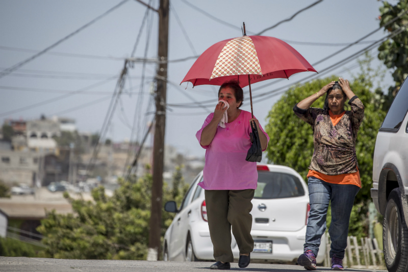 Calor, lluvias