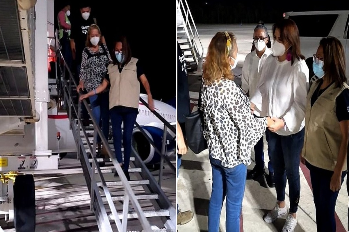 La madre de Victoria ya se encuentra en Quintana Roo
