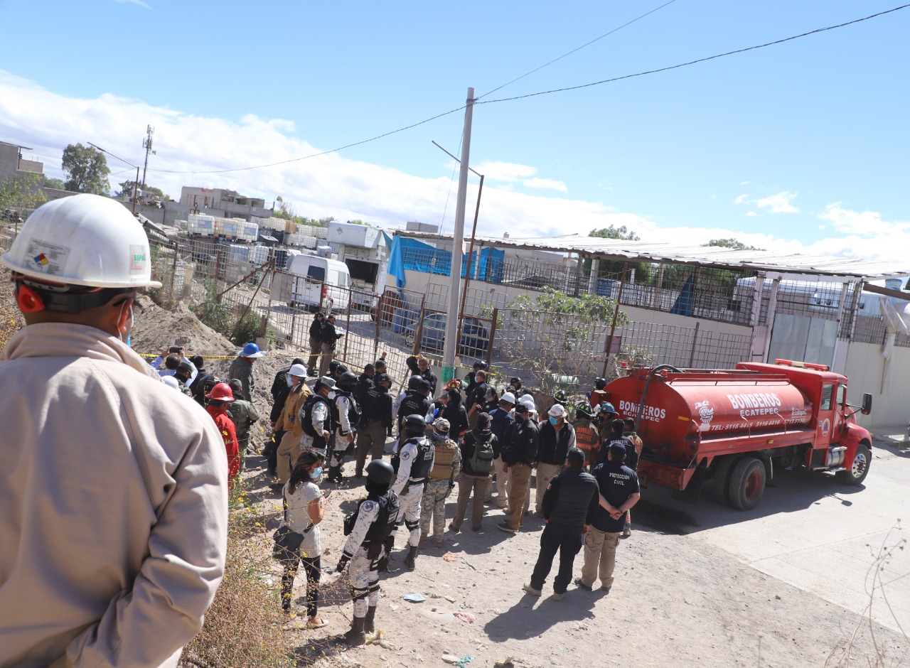 Operativo conjunto contra robo de combustible en Ecatepec