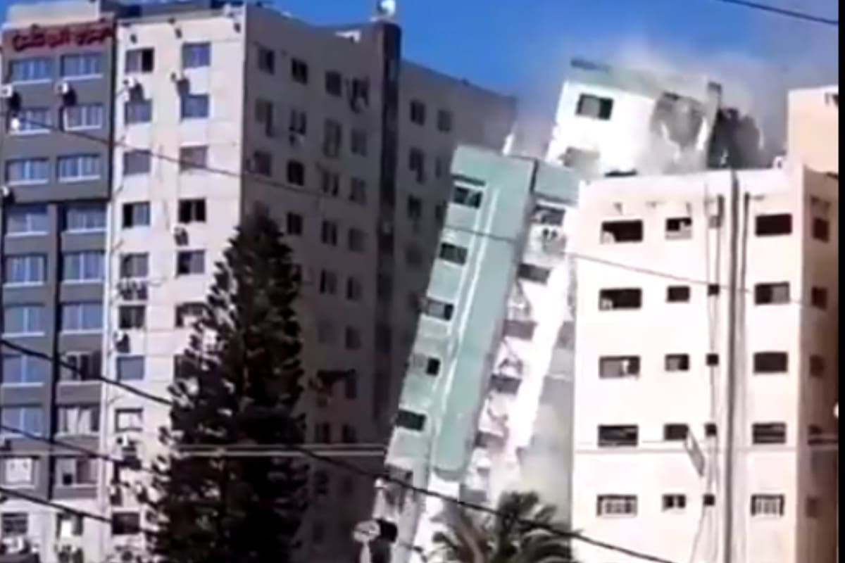 En la torre Al-Jalaa había oficinas de medios internacionales.