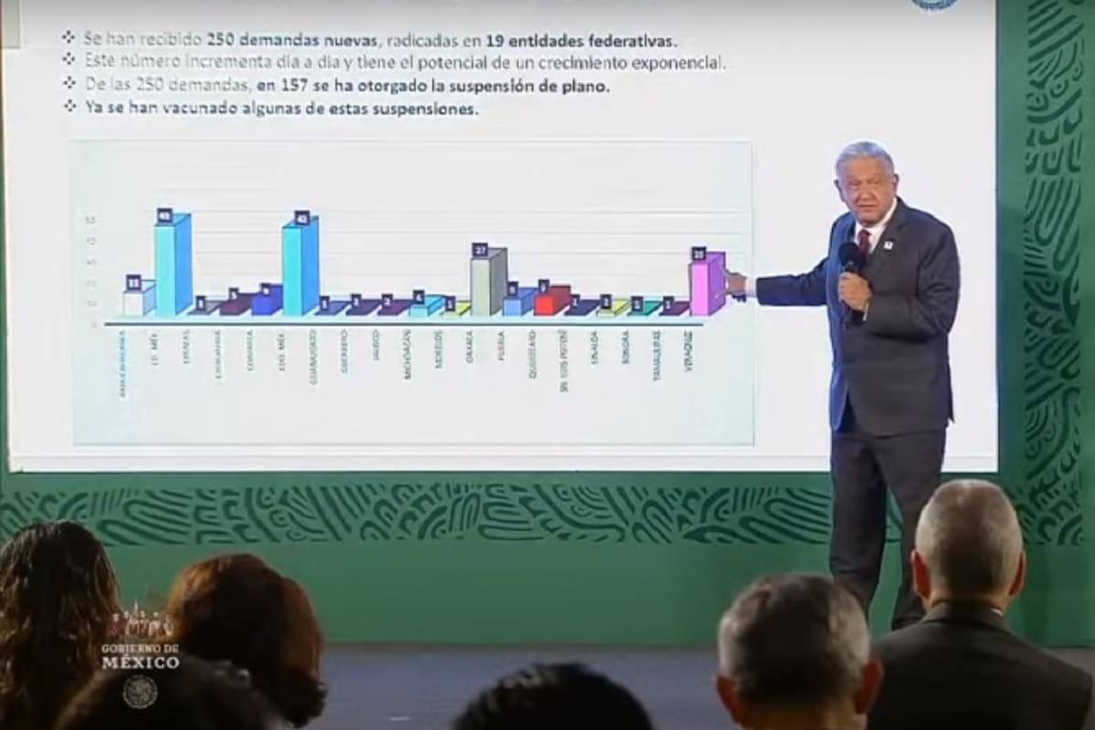 AMLO habla sobre vacunas a menores