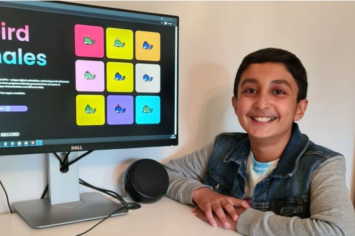 La colección de Benyamin Ahmed, "Weird Whales", está compuesta por 3 mil 350 imágenes.