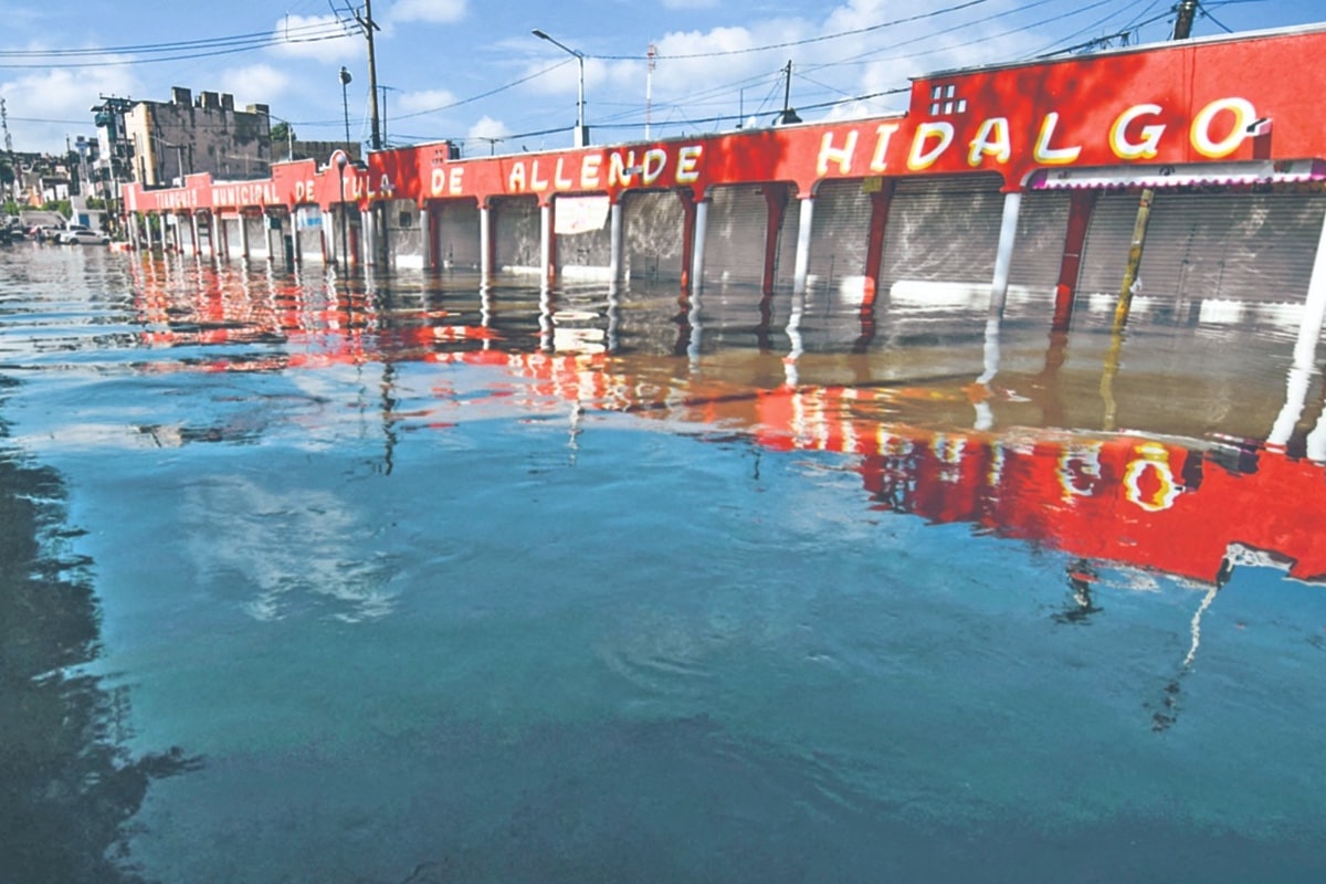 Inundaciones en el municipio de Tula