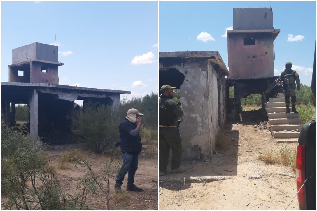 El sitio de exterminio se ubica en Nuevo Laredo, en los límites de Tamaulipas, Coahuila y Nuevo León.