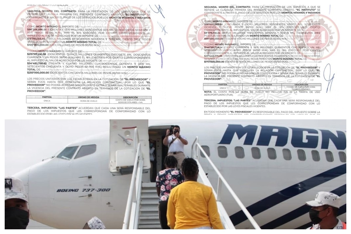 Magnicharters transporta migrantes