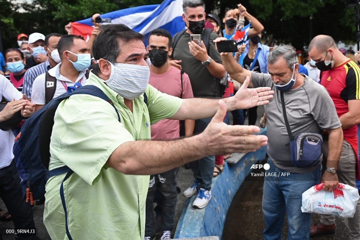Cuba frustra marcha opositora y EU la acusa de "silenciar" al pueblo