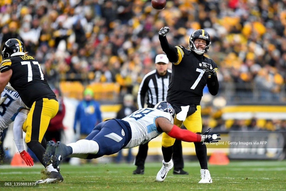 Steelers vencen a Tennessee con touchdown terrestre de Roethlisberger