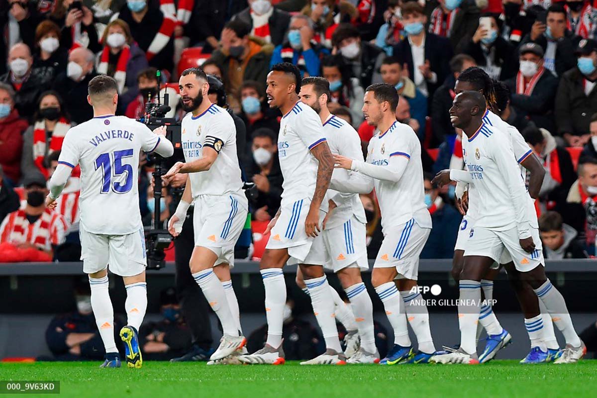Real Madrid se lleva victoria en Bilbao con doblete de Benzema