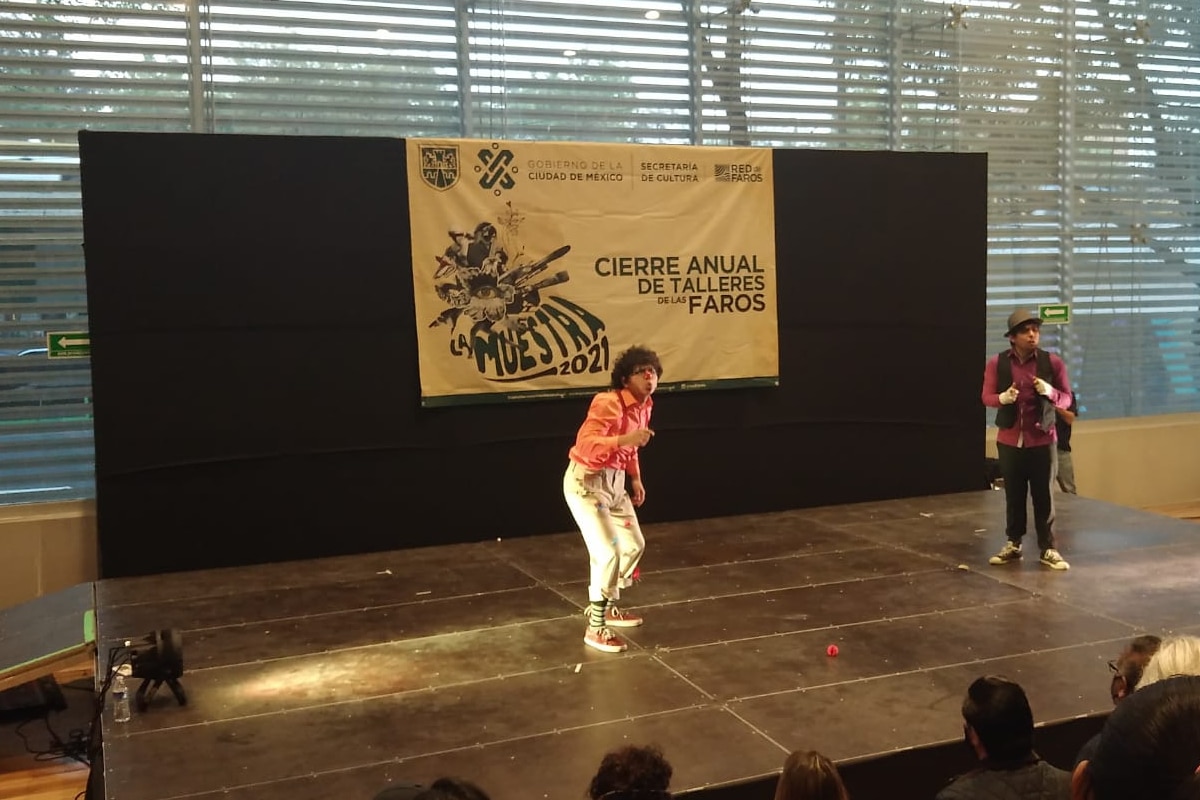 Foto: Ángel Ortiz | Cierre anual de talleres en Faro Cosmos.