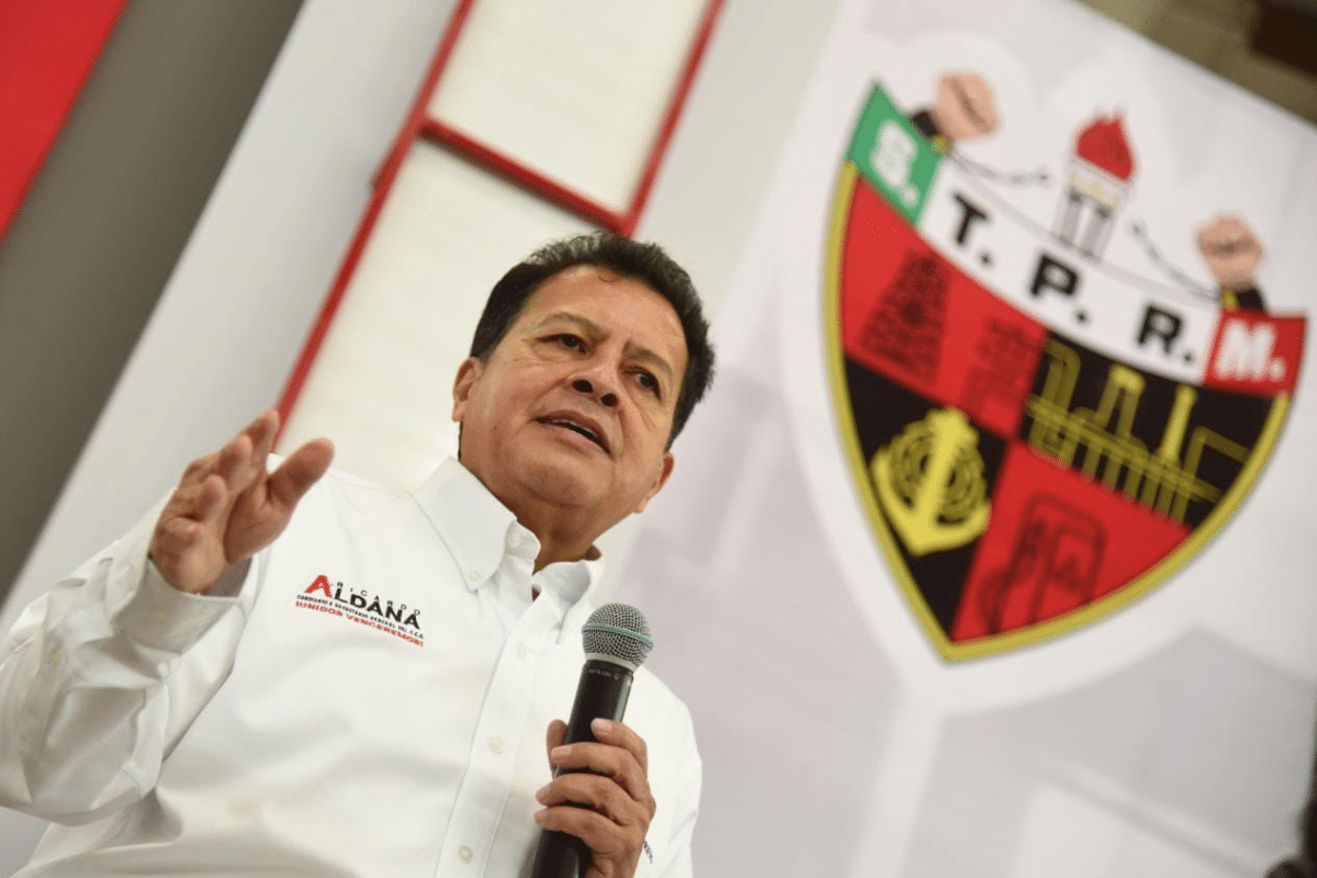 Foto: Twitter /@dect1608| Piden petroleros a la STPS revisar legalidad de candidatura de Aldana 