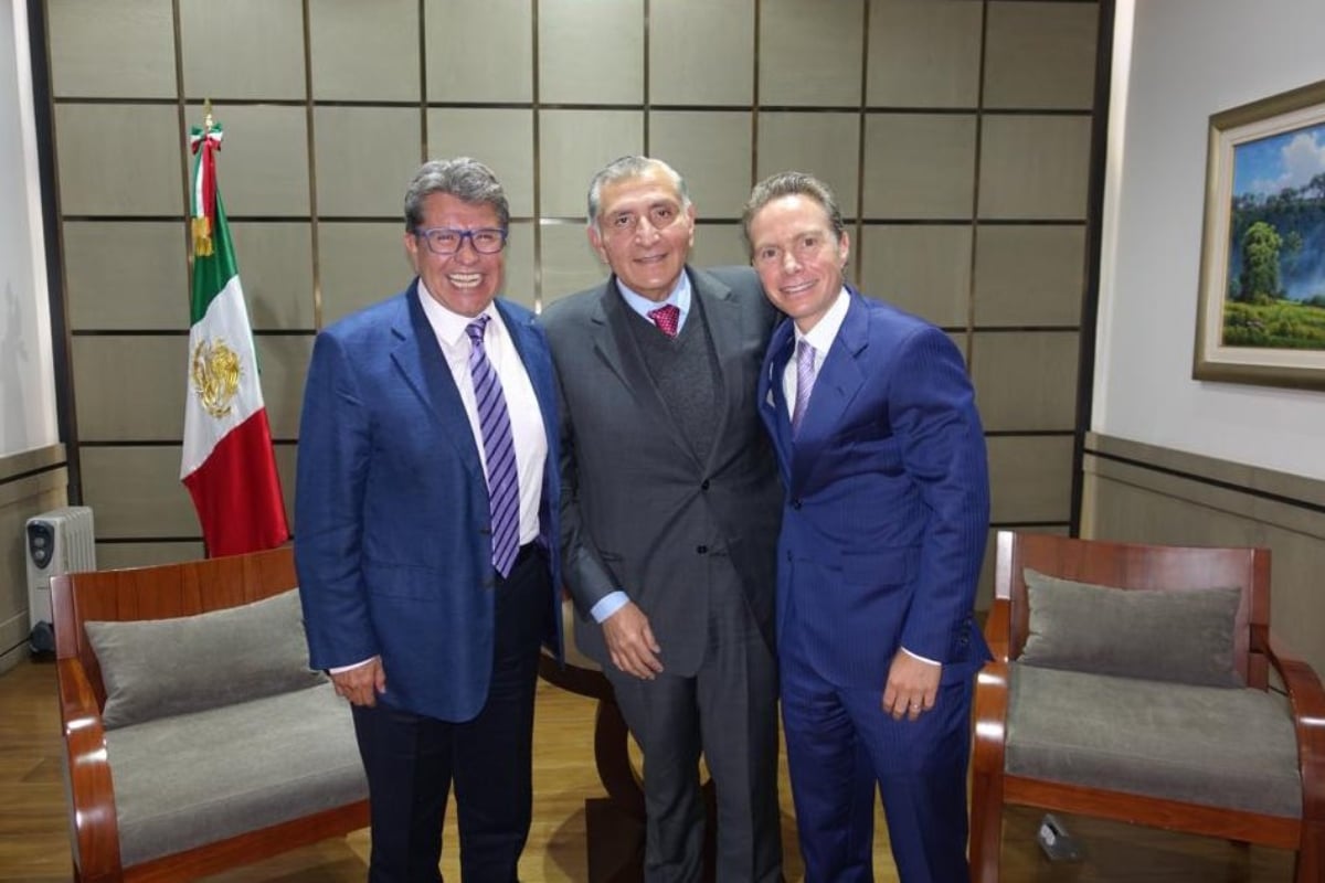 Se reúne Ricardo Monreal con secretario de Gobernación