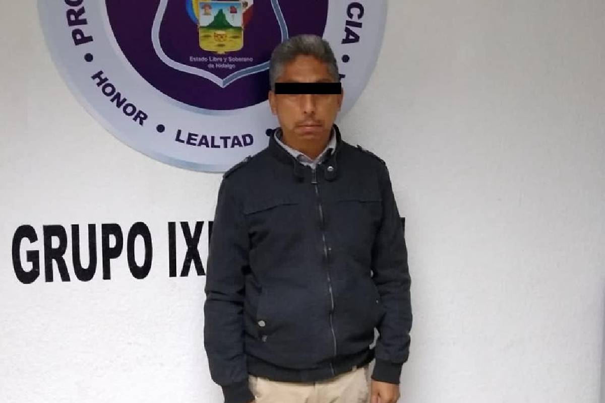 El alcalde compartió una foto del detenido, identificado como Edgar N.