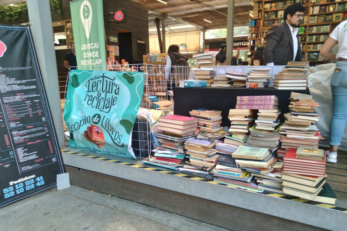 reciclaje libros