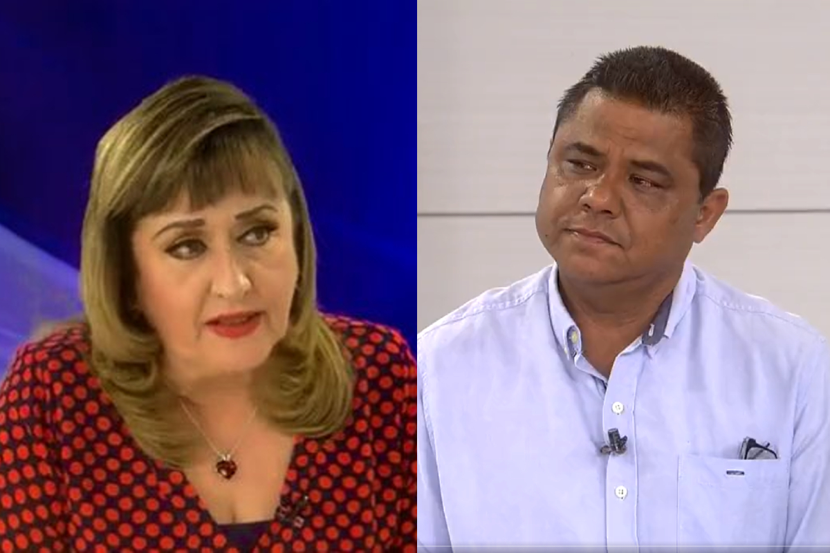 Mario Escobar, padre de Debanhi, en entrevista con María Julia Lafuente.