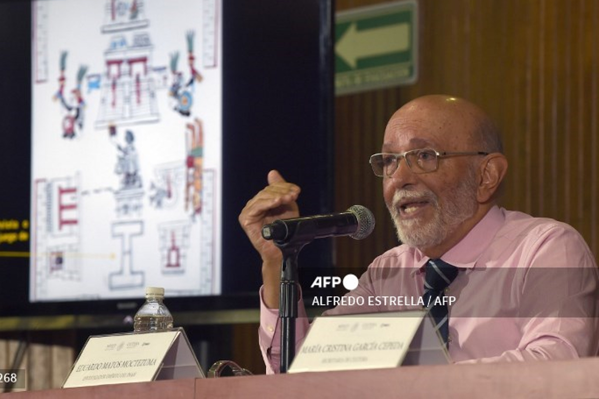Eduardo Mato Moctezuma recibe el Premio Princesa de Asturias 2022.
