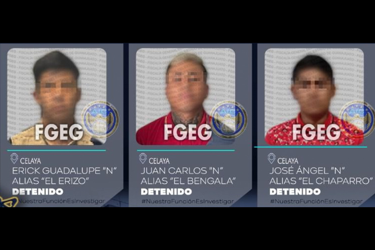 Detienen a 3 por multihomicidio en hotel y bar en Celaya 