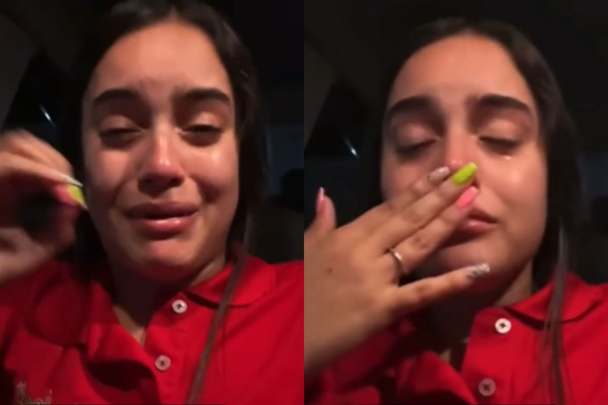 Foto:Captura de pantalla|“Me jod* con una sola mesa” Mesera llora tras no recibir propina