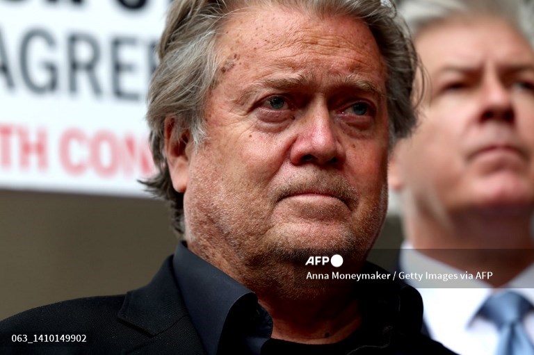 AFP| Steve Bannon