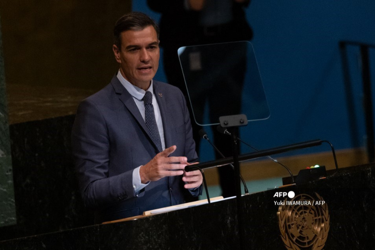 Foto: AFP | Presidente de España, Pedro Sánchez, da positivo a Covid-19