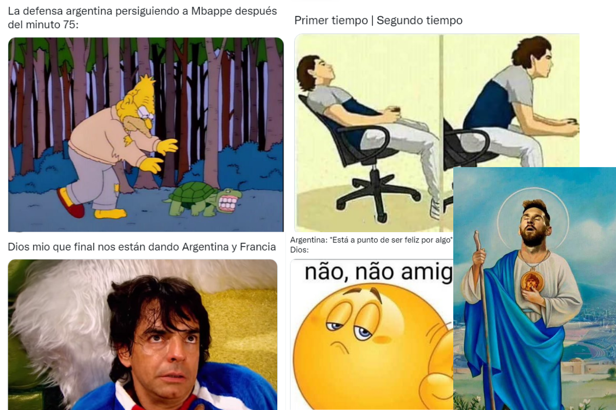 Foto:Redes sociales|Estos son los mejores memes de la final del Mundial de Qatar 2022 entre Argentina vs Francia
