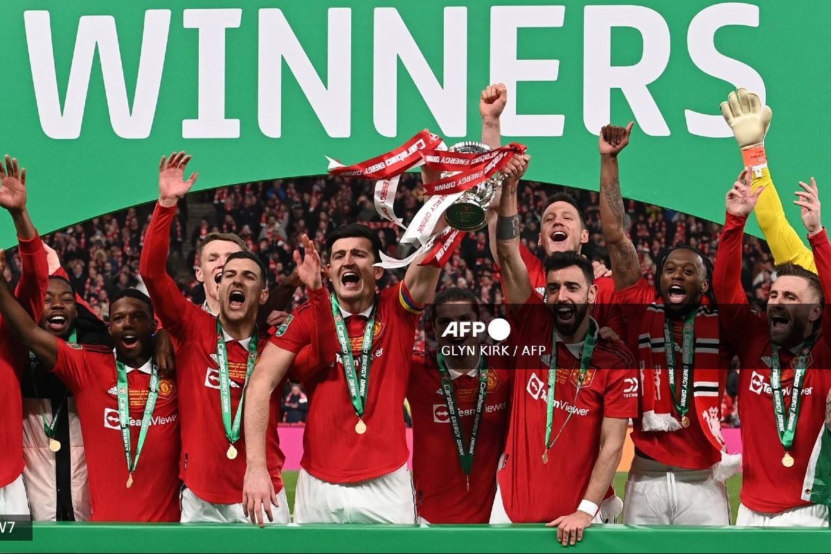 AFP | Manchester United se proclama campeón de la Copa de la Liga.