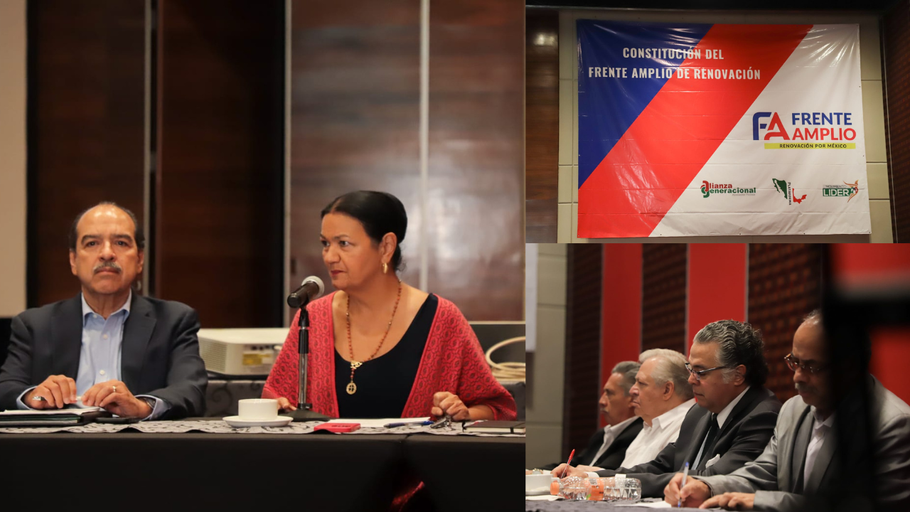 Foto: Valeria Chaparro | Lideres del PRI formaron el Frente Amplio de Renovación por México.
