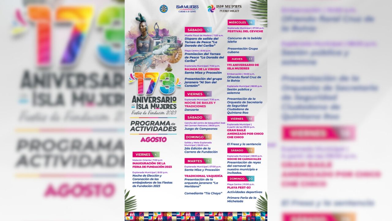 Atenea Gómez anuncia nutrido programa de actividades con motivo de las Fiestas de Fundación 2023