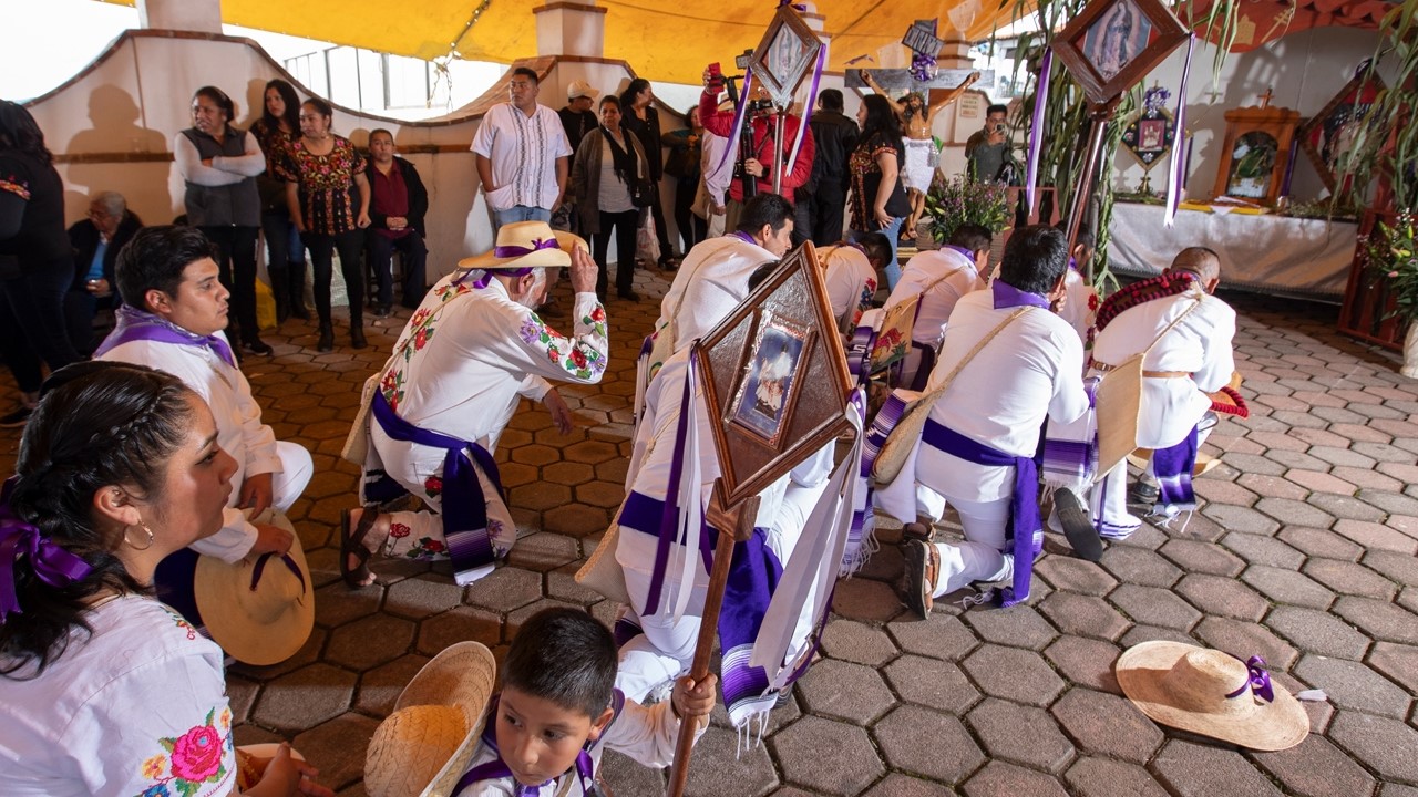 Fotografía de la Danza de Arrieros en el EDOMEX