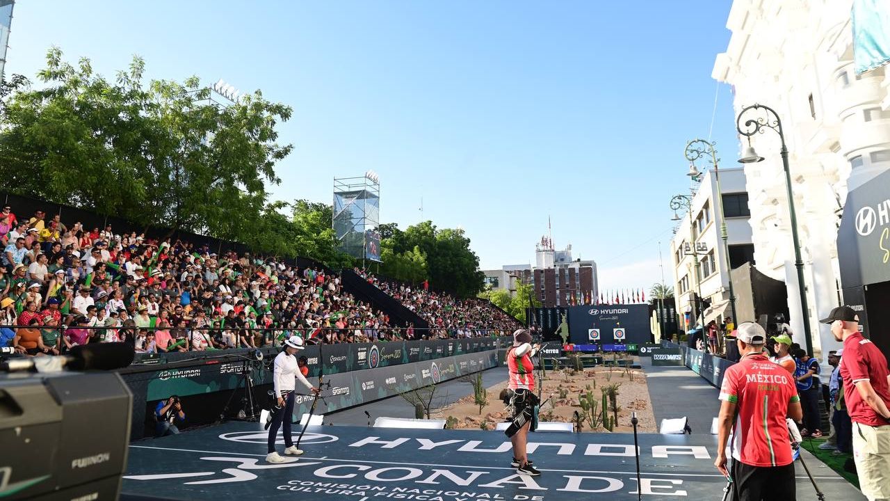 Disfrutan diez mil asistentes Copa Mundial de Tiro Con Arco Sonora 2023 en Hermosillo