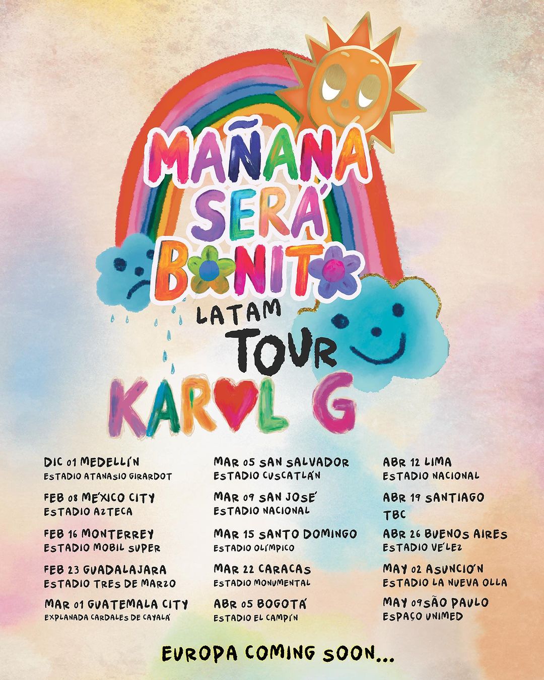 mañana será bonito tour