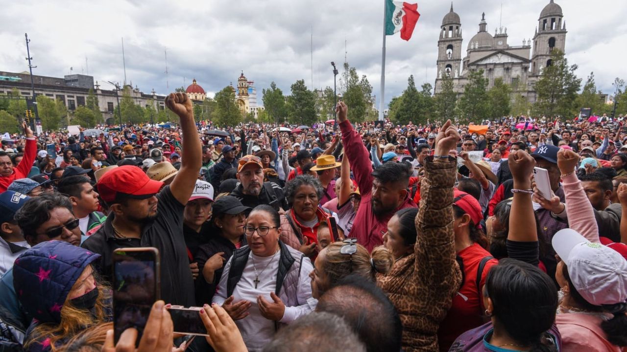 Integrantes de la CNTE llevarán a cabo una marcha para exigir la revisión, atención y solución de las siete mesas temáticas y del pliego petitorio