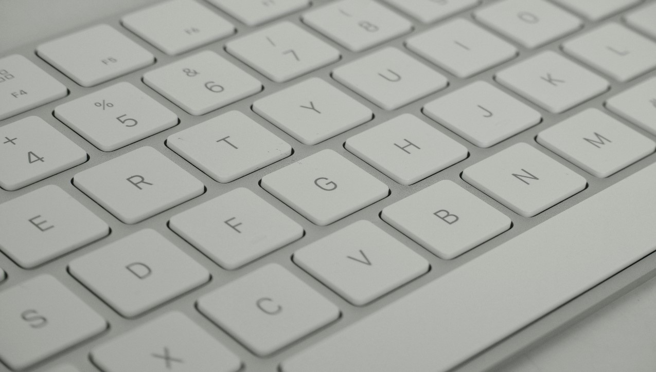 un teclado de una computadora