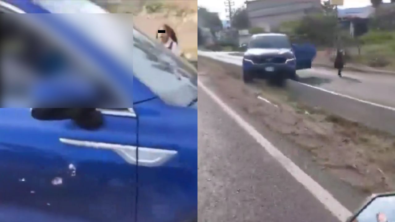 Balean a familia en la Cuernavaca-Cuautla; niña pide ayuda