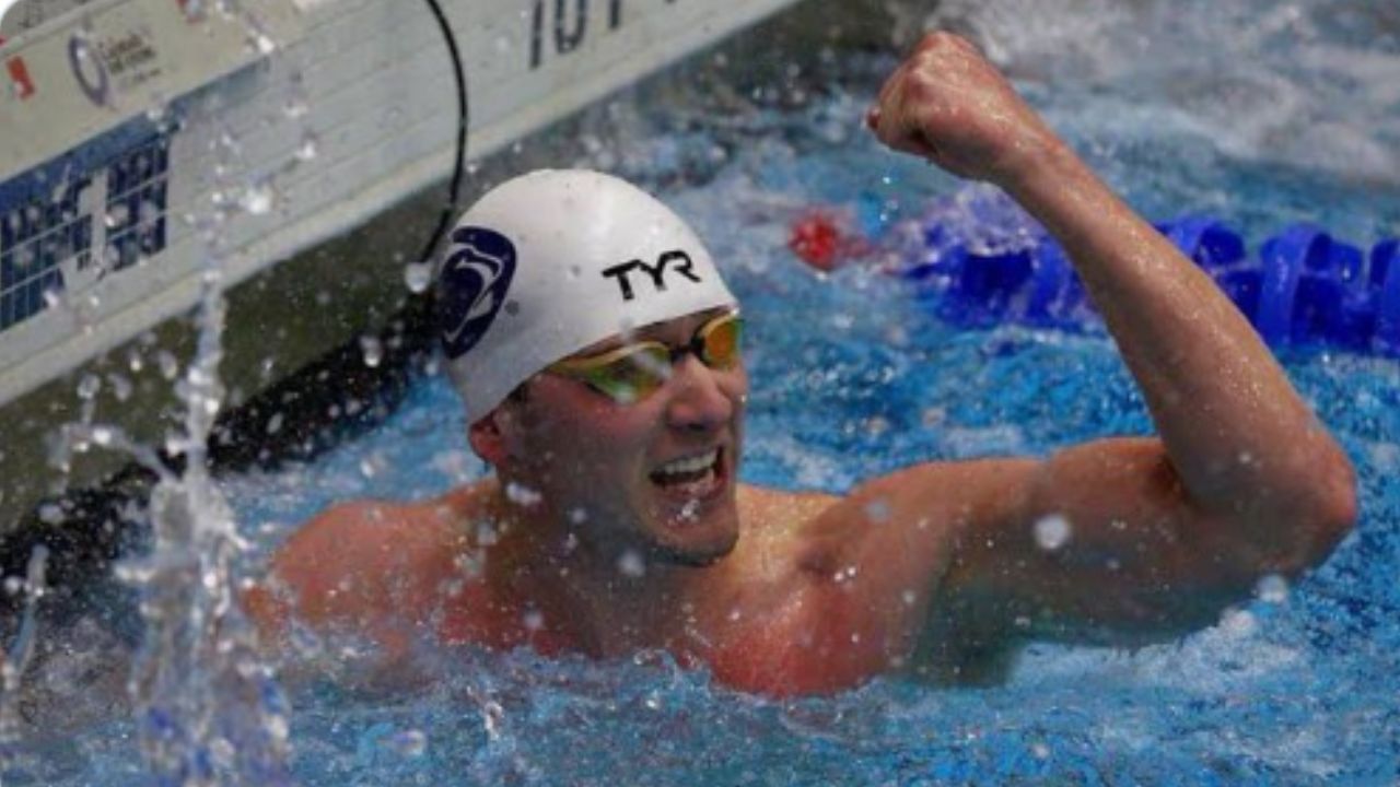 Foto:Redes sociales|El nadador mexicano Gabriel Castaño consigue boleto a París 2024