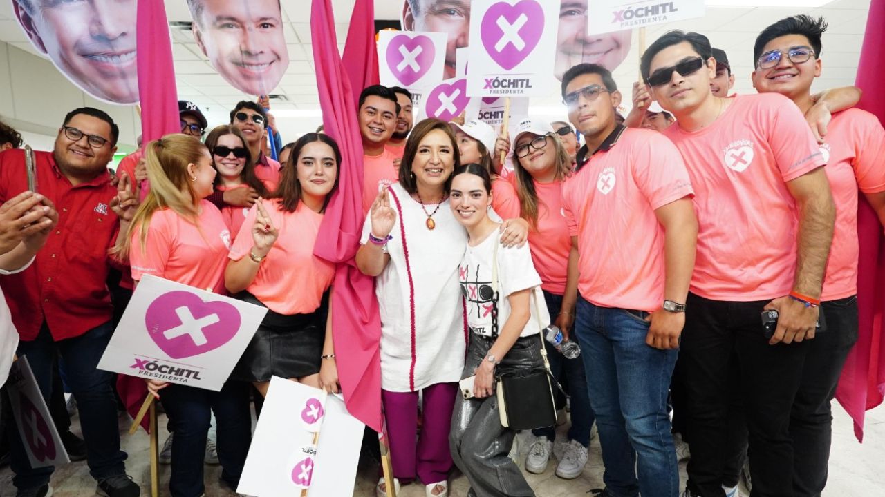 La abanderada del PAN, PRI y PRD, reconoció “a todos los trabajadores de México diciendo no les van a contar conmigo, van a contar para que haya más empleos mejor pagados