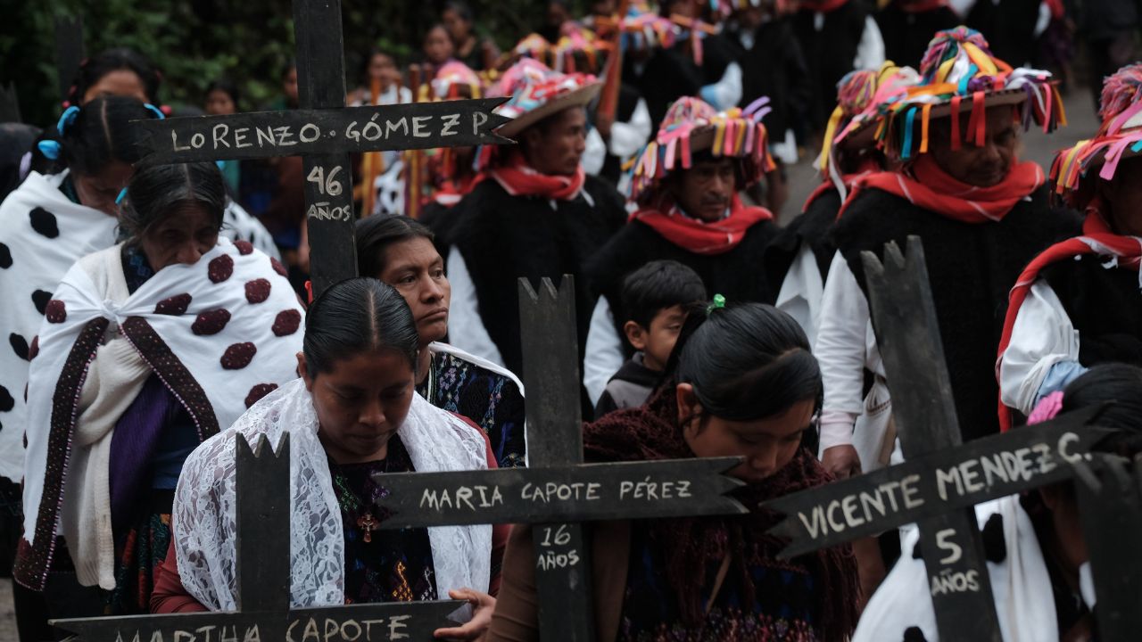Exigencia. Pese al paso de los años, los habitantes de Acteal no han olvidado la masacre y aún aguardan justicia.