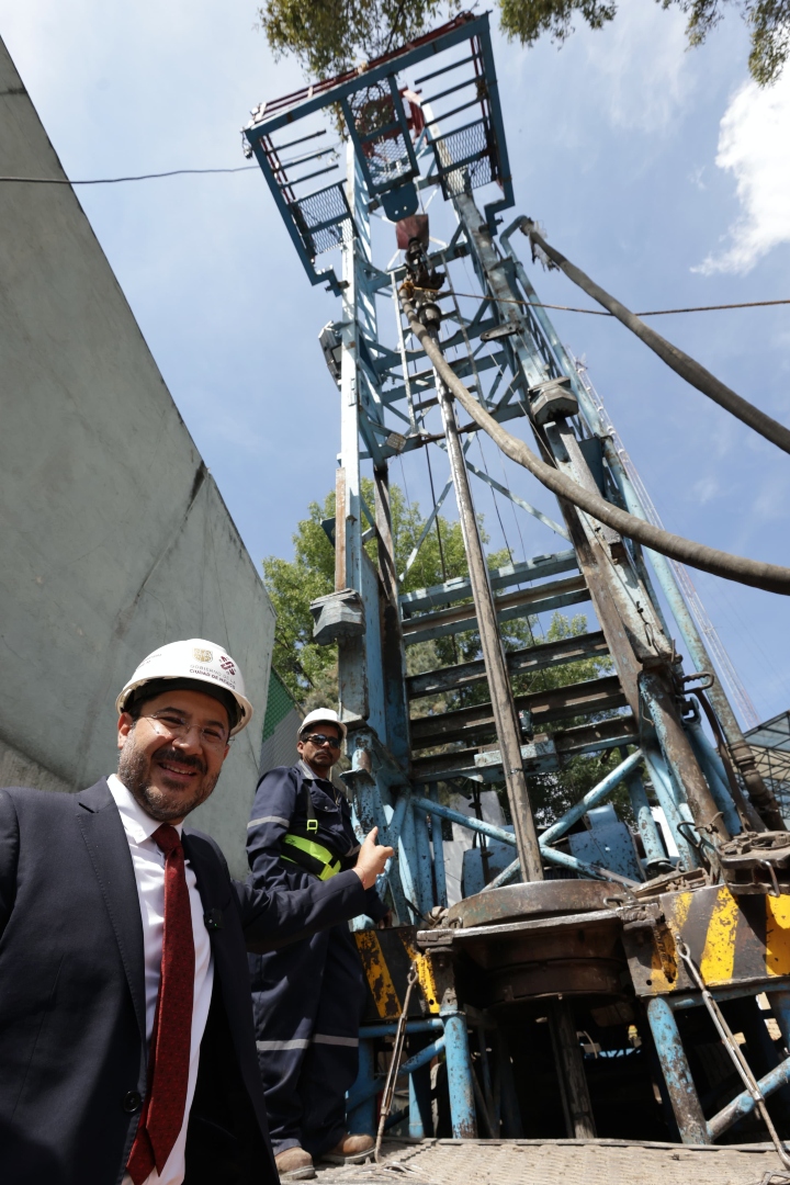 Foto: Especial/ Arrancaron las obras de rehabilitación del pozo del Barrio del Niño Jesús en Coyoacán