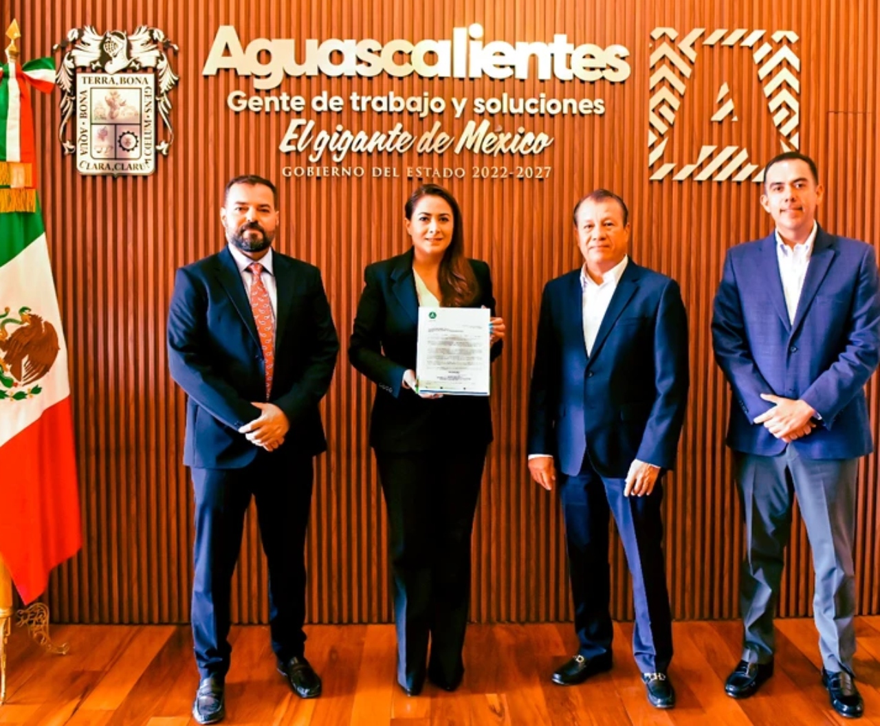 Foto: Gobierno del Estado de Aguascalientes/ La  empresa Mexicana de Industrias y Marcas (MIYM), anunciaron una inversión de 500 millones de pesos y la generación de 550 nuevos empleos