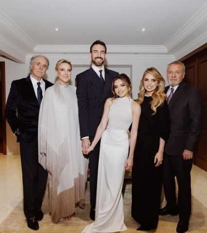 Foto: Instagram@sofia_96castro/ Francisco Bernot Barragán y  Rebeca Krause Urrea, padres de Pablo, así como Angélica Rivera y José Alberto Castro, padres de Sofía