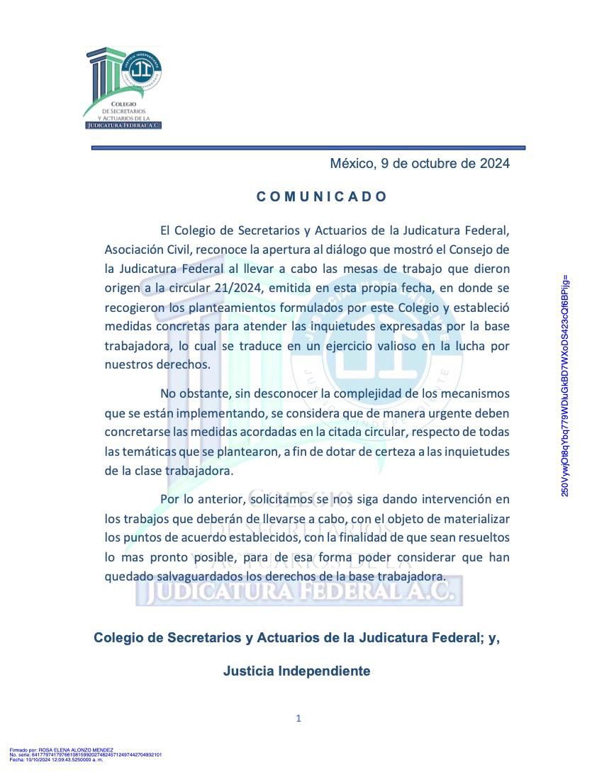 Comunicado