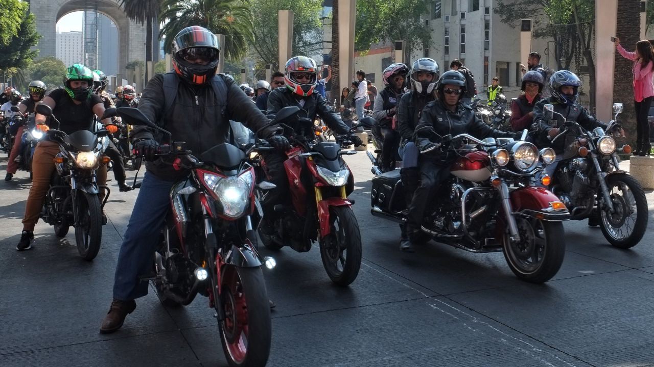 2 rodadas motociclistas y 3 rodadas ciclistas durante la jornada de este sábado en la capital del país.