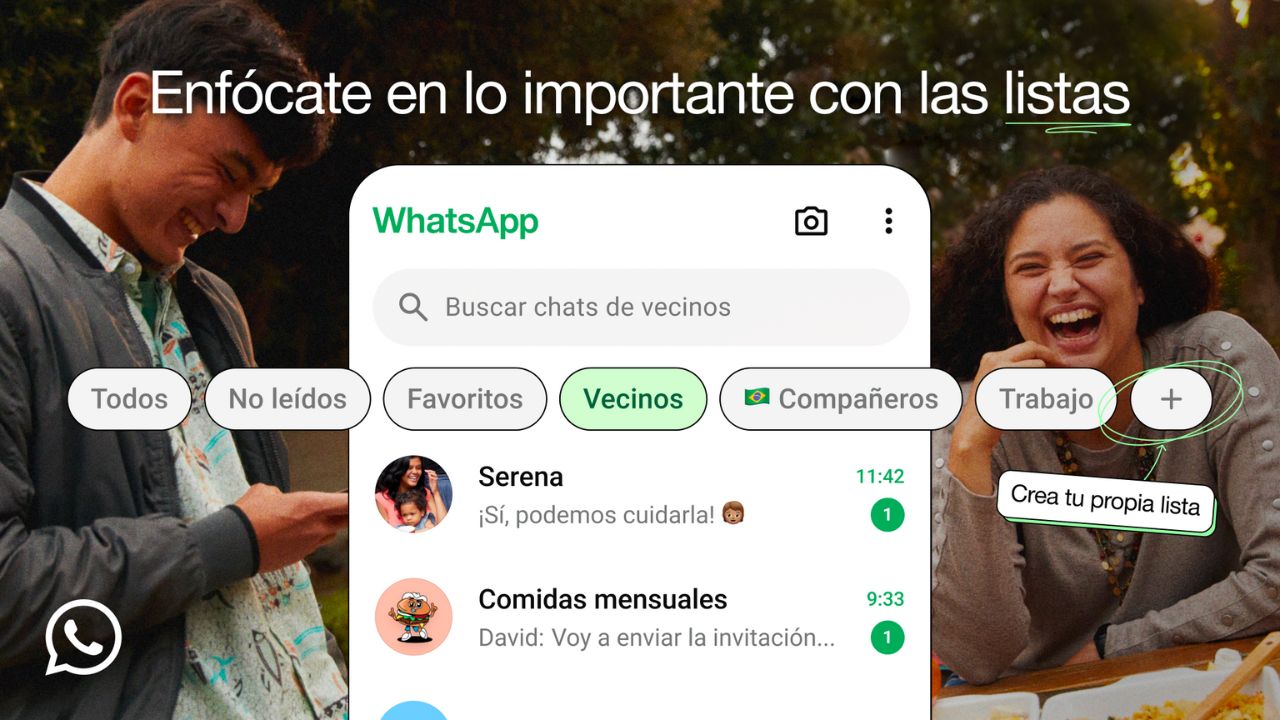 WhatsApp - Filtros de chat