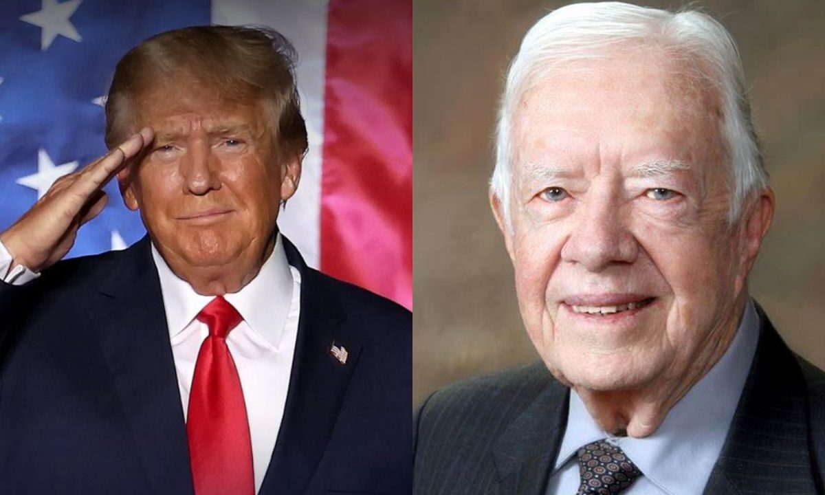 Donald Trump lamenta muerte del expresidente de EU, Jimmy Carter.