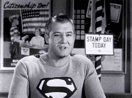 George Reeves como Superman en 1951