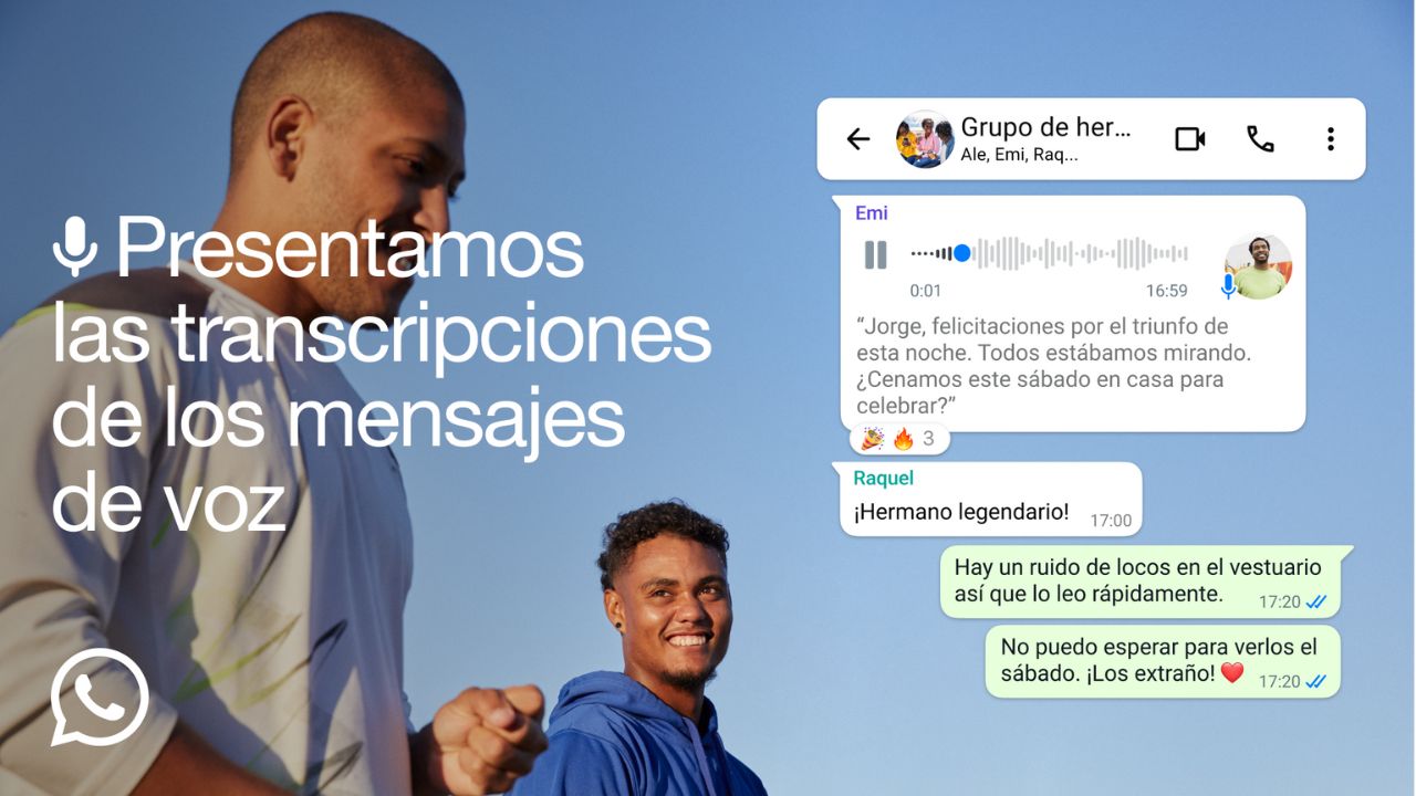 Transcripciones de voz - WhatsApp