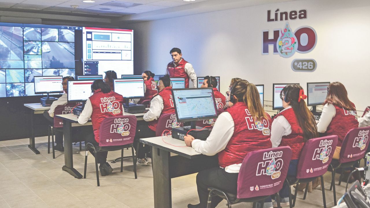 Foto: Especial | Clara Brugada presentó el centro de monitoreo para los 14 kilómetros de red hidráulica