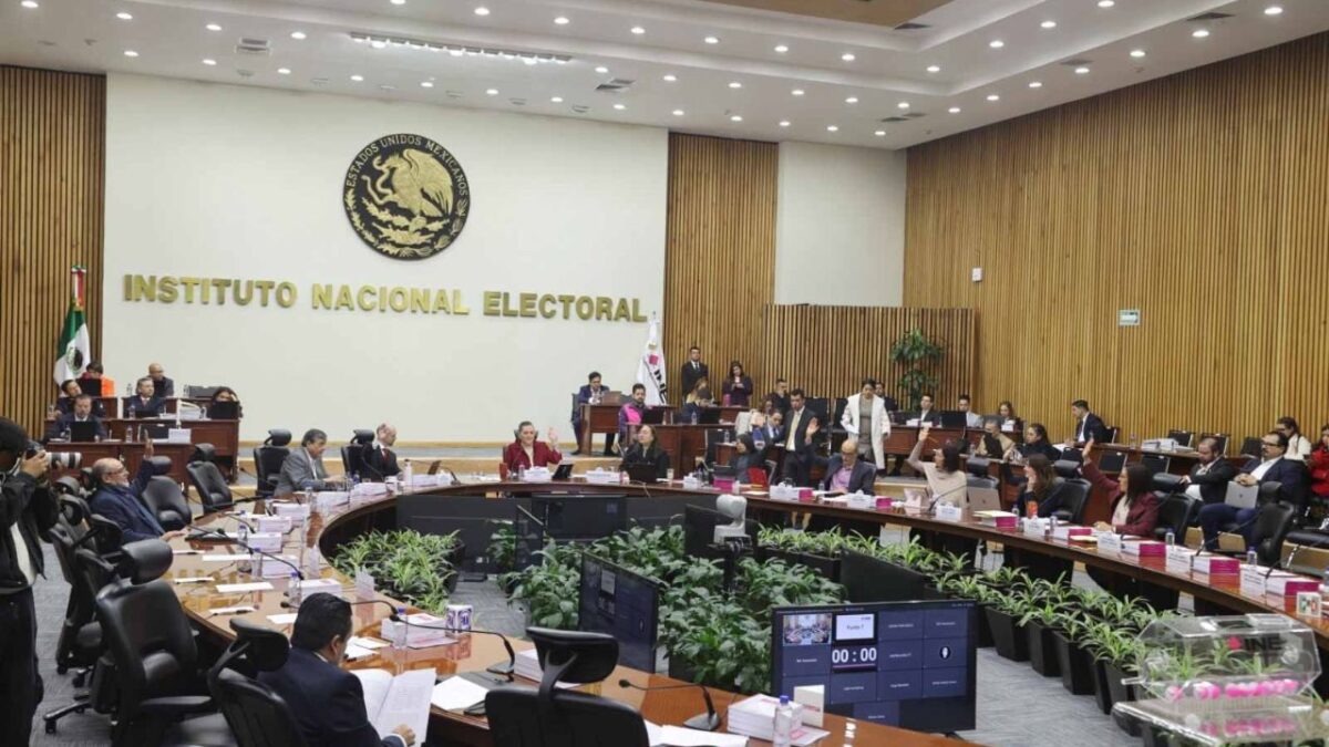 Sala del Instituto Nacional Electoral (INE)