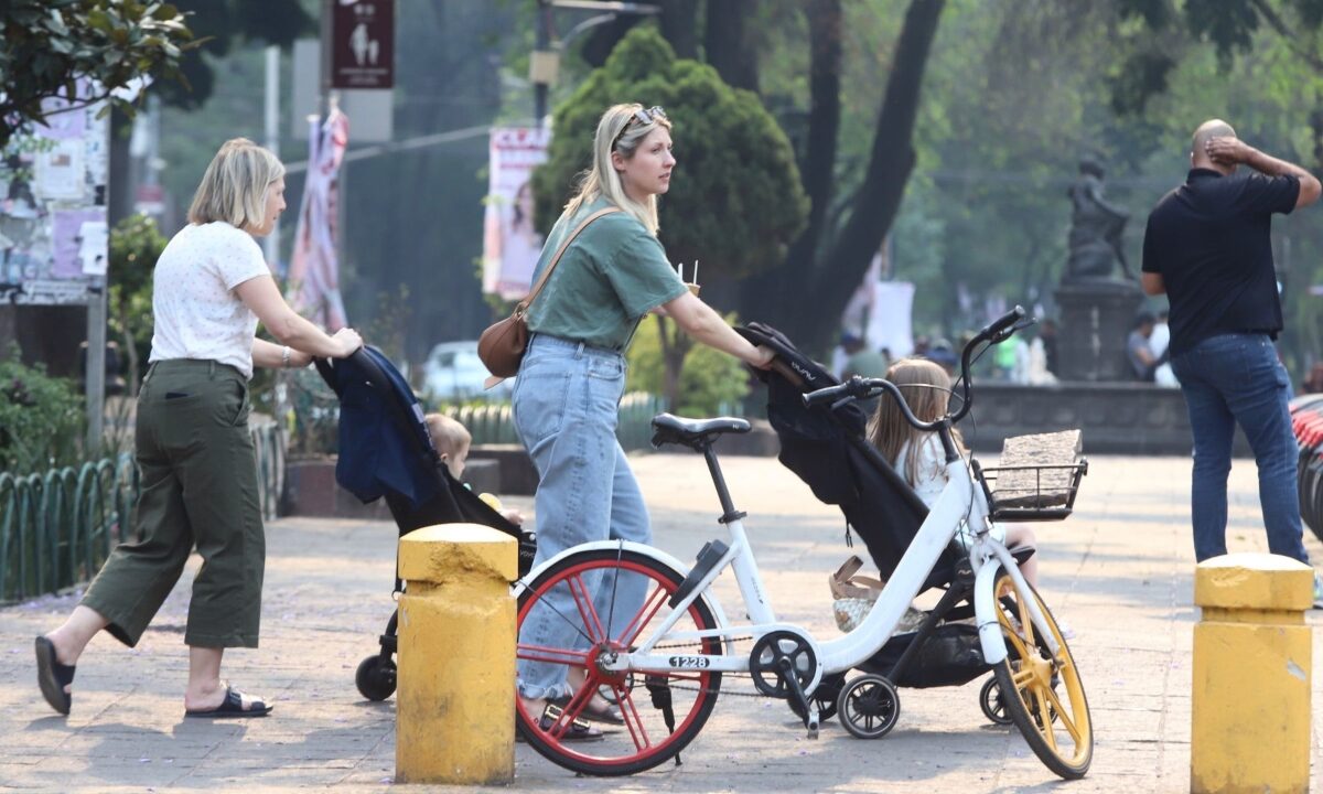 Extranjeros paseando en la CDMX