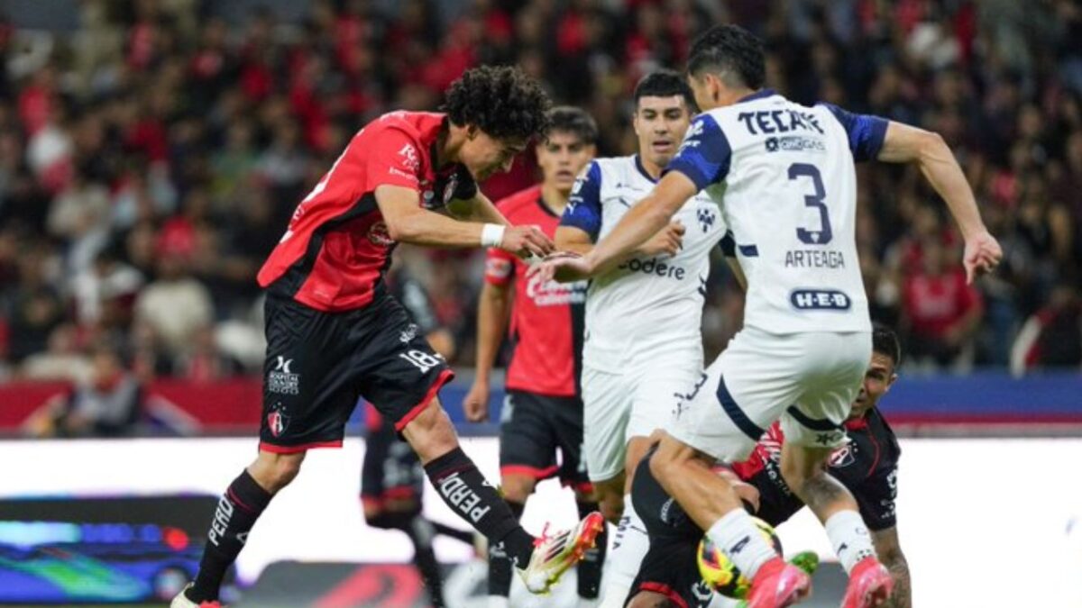 Atlas empata ante el Monterrey con un marcadoR 3-3